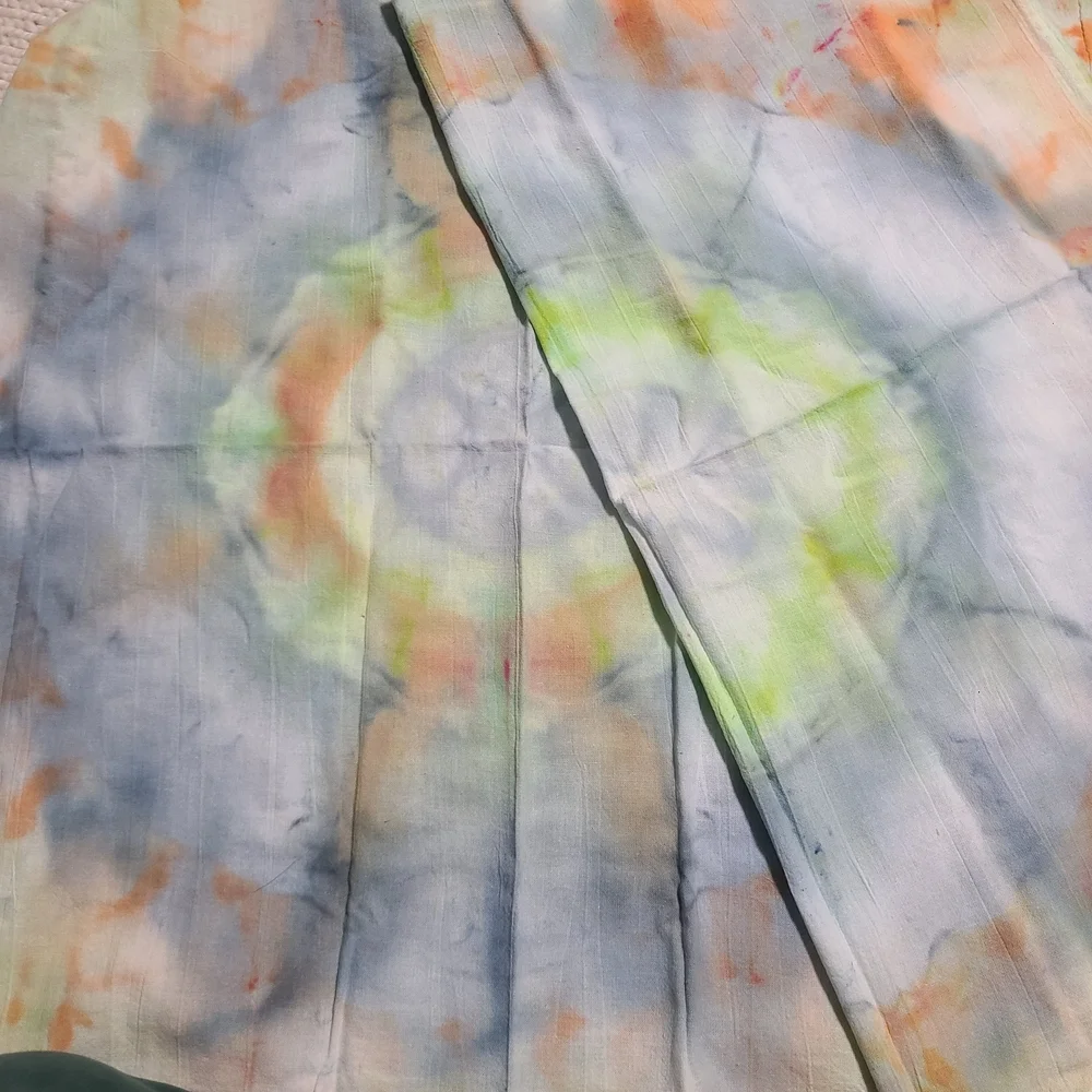100% Cotton Tie-Dye Kitchen Tea Towel Set Of 2